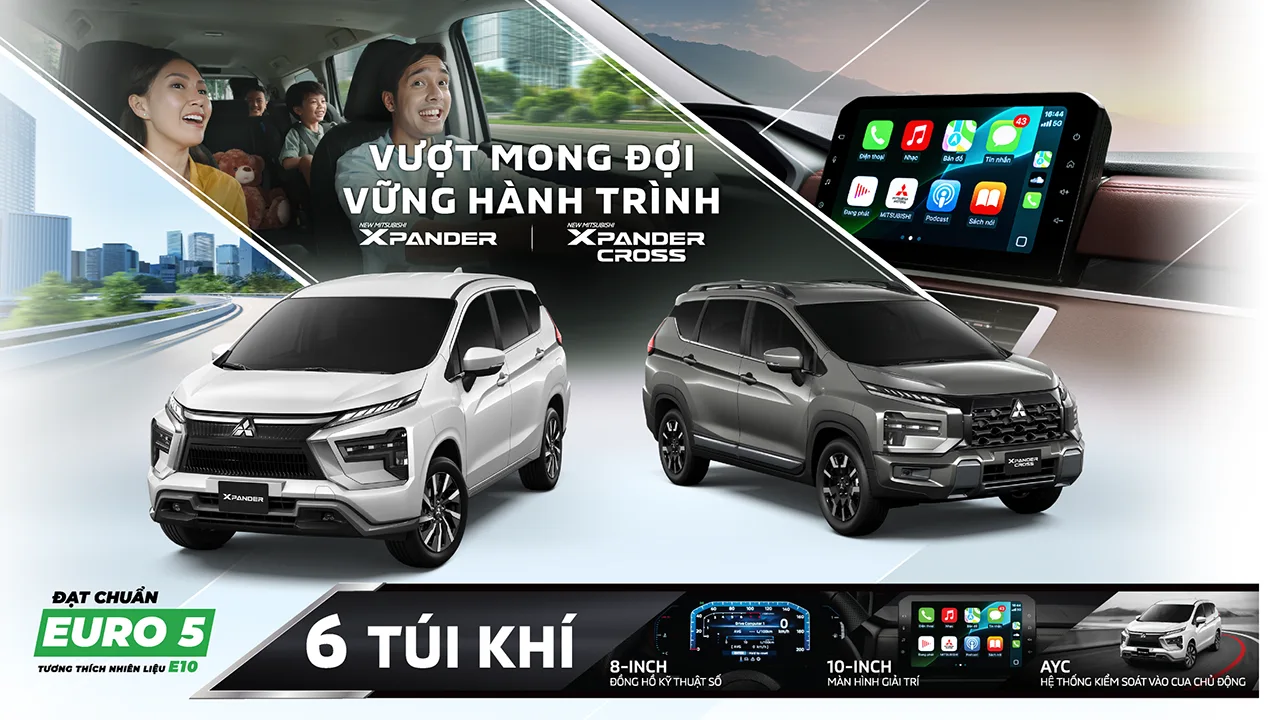 MITSUBISHI XPANDER & XPANDER CROSS MỚI CHÍNH THỨC RA MẮT